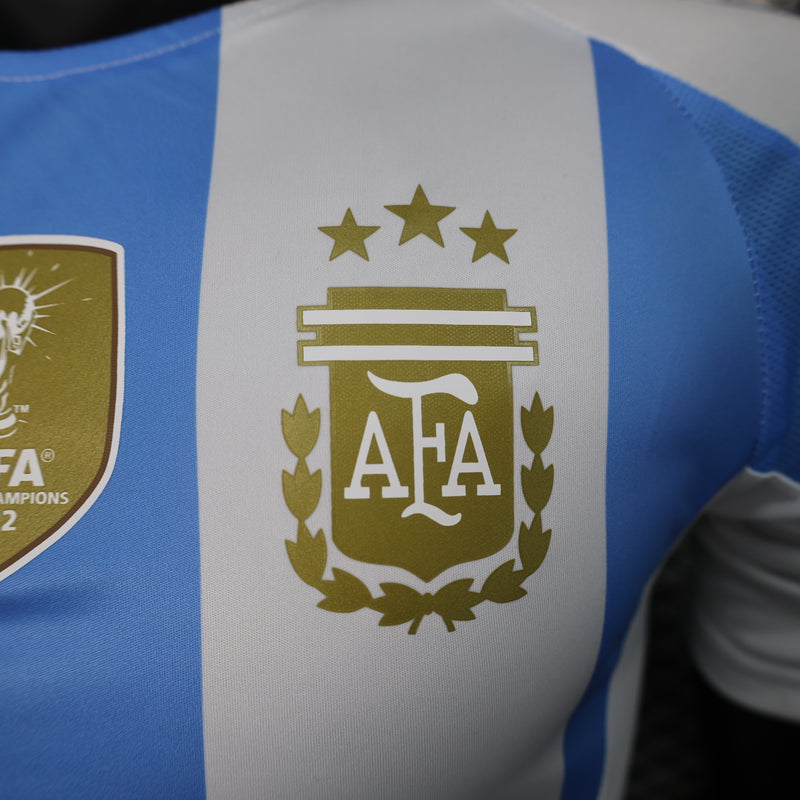 Camisa Versão Jogador Seleção Argentina Home 2024