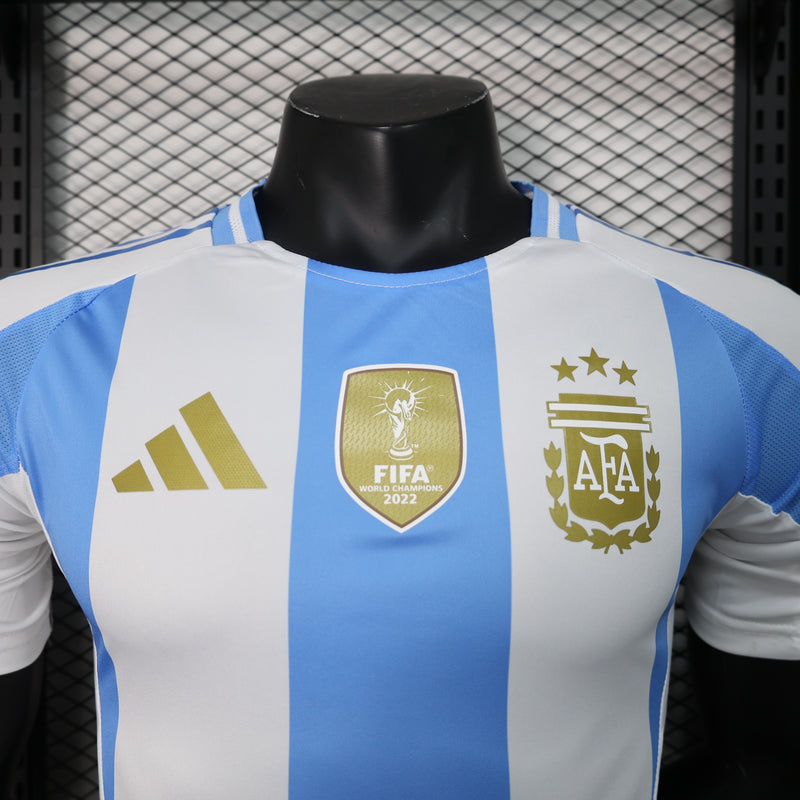 Camisa Versão Jogador Seleção Argentina Home 2024